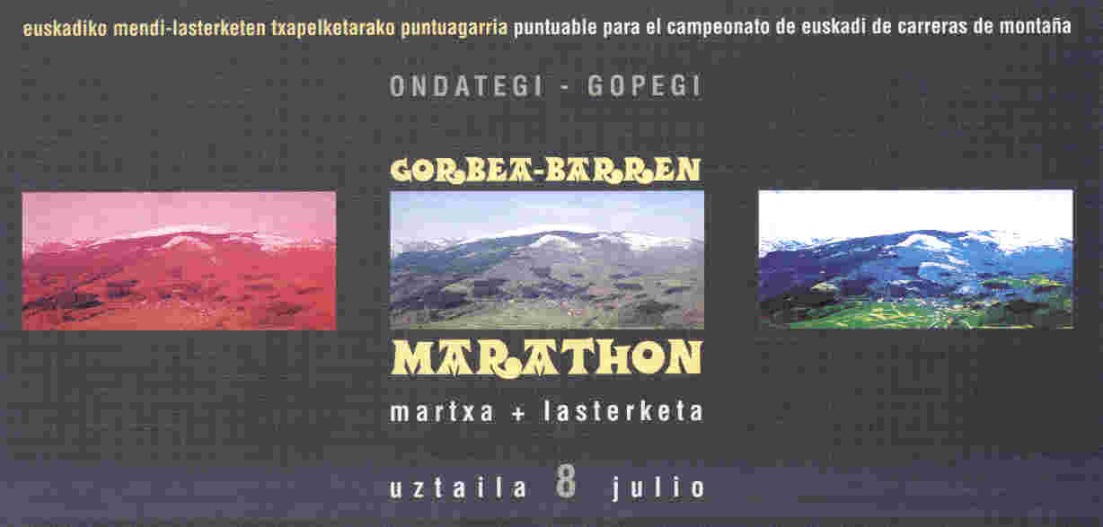 Gorbea-Barren - Marathón